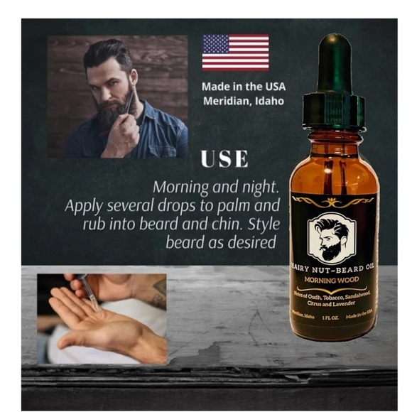 Beard Oil - Morning Wood - Amber - Picture 4 of 5